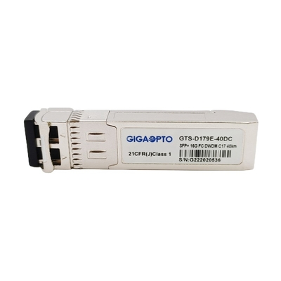 16G FC DWDM SFP + Mô-đun thu phát sợi quang 40km LC DOM