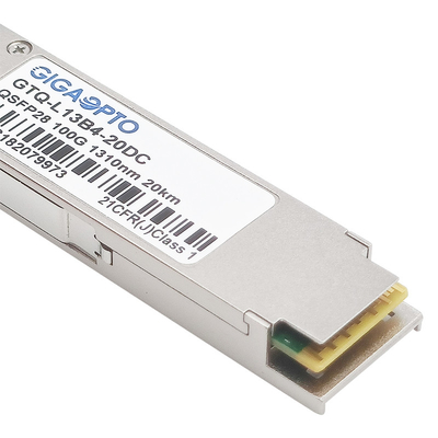 Mô-đun thu phát quang 100G eLR4 20km 4WDM QSFP28 với CDR kép