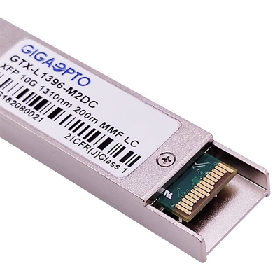 Mô-đun thu phát quang 10G XFP LRM FP 1310nm MMF 220m trên OM3 MMF DOM