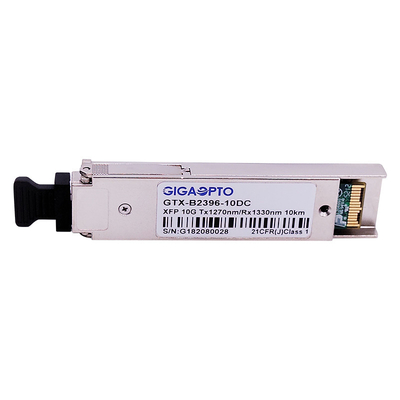 Bộ thu phát quang hai chiều 10GBASE-BX XFP 1270nm / 1330nm 10km LC DOM