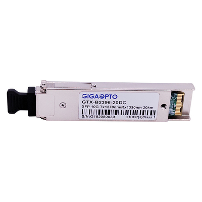 1270nm / 1330nm 10Gbps XFP BIDI 20km Mô-đun thu phát quang khác LC DOM