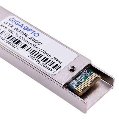 Mô-đun thu phát quang LC DOM 10Gbps BIDI XFP ELR 1270nm / 1330nm 20km
