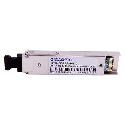 Mô-đun thu phát sợi quang XFP BIDI ER40 10Gbps 1330nm / 1270nm 40km DOM