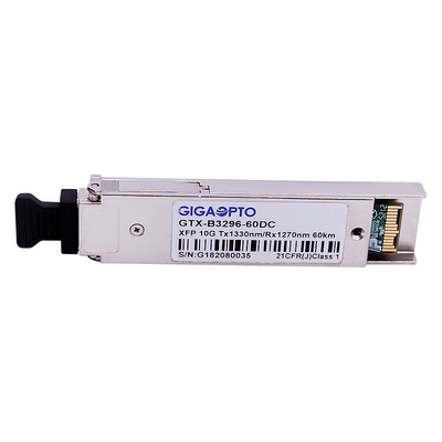 Mô-đun thu phát sợi quang Ethernet 10Gbps XFP WDM ER60 1330nm / 1270nm 60km DOM