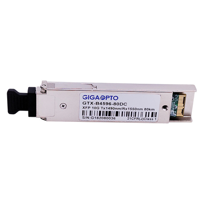 Mô-đun thu phát sợi quang hai chiều 10Gbps WDM XFP ZR 1490nm 1550nm 80km DOM