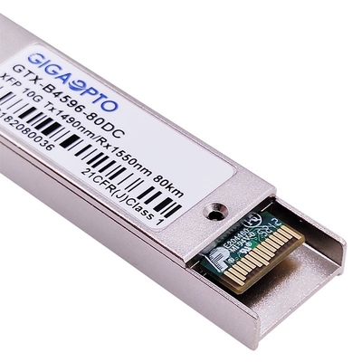 Mô-đun thu phát sợi quang hai chiều 10Gbps WDM XFP ZR 1490nm 1550nm 80km DOM