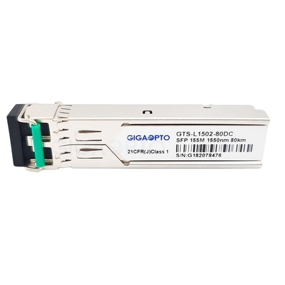LC DOM 1550nm Bộ thu phát Cisco SFP 155Mbps 80km cho SMF GLC-FE-100ZX