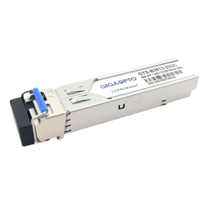 1000BASE-BX Mô-đun thu phát SFP tương thích của Cisco GLC-BX-20U TX1310nm RX1550nm 20km