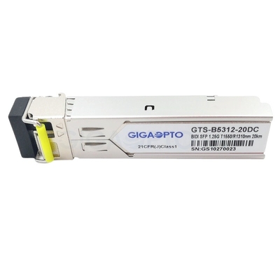 1000BASE-BX Bộ thu phát Cisco SFP TX1550nm / RX1310nm 20km SMF GLC-BX-20D