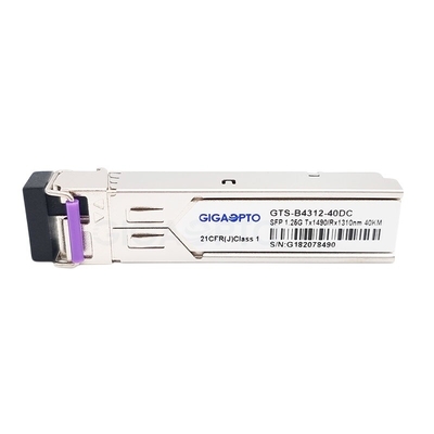 1000BASE-BX SFP hai chiều SFP tương thích với Cisco 40km SMF cho GLC-BX40-DA