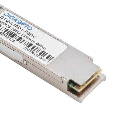 Mô-đun thu phát quang Lambda QSFP28 đơn 500m LC cho Cisco QSFP-100G-DR-S