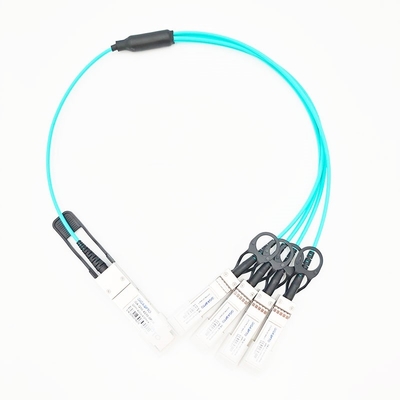 Đột phá Cisco QSFP-4X10G-AOC Tương thích QSFP+ với 4x10G SFP+