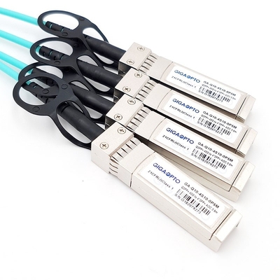 Đột phá Cisco QSFP-4X10G-AOC Tương thích QSFP+ với 4x10G SFP+