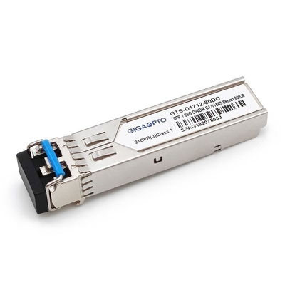 Bộ thu phát 1G DWDM SFP ZX tương thích 100GHz của Cisco DWDM-SFP 80km