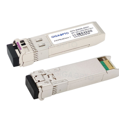 Bộ thu phát tương thích Cisco 10Gbps 1490nm TX / 1550nm SFP-10G-BX80U