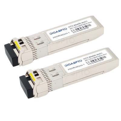 Bộ thu phát tương thích 10G BIDI ZR của Cisco dành cho SMF SFP-10G-BX80D