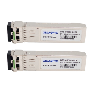 Bộ thu phát cáp quang CWDM 1530nm của Cisco 80km cho SMF CWDM-SFP10G-xx