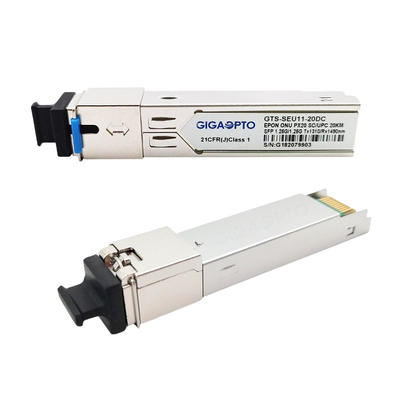 Bộ thu phát 1000BASE-PX20 Mô-đun SC 20km EPON ONU SFP cho FTTX