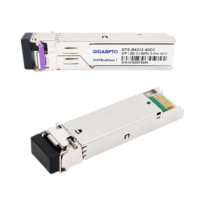 1000BASE-BX SFP hai chiều SFP tương thích với Cisco 40km SMF cho GLC-BX40-DA