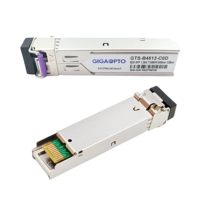 1000BASE-BX SFP 1490nm / 1550nm Bộ thu phát Cisco BIDI LC 120km cho SMF GLC-BX120-U