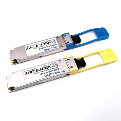QSFP + 3.3V máy thu quang với cáp MMF DDM