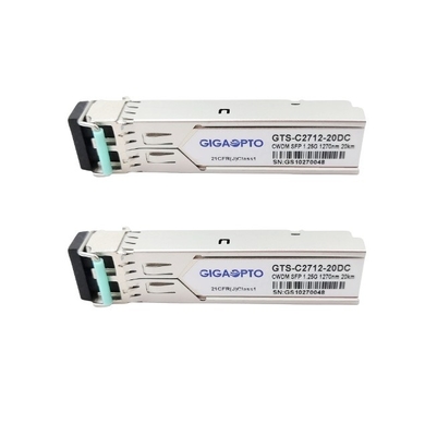 CWDM 1.5W SFP Transceiver cho và tiêu thụ